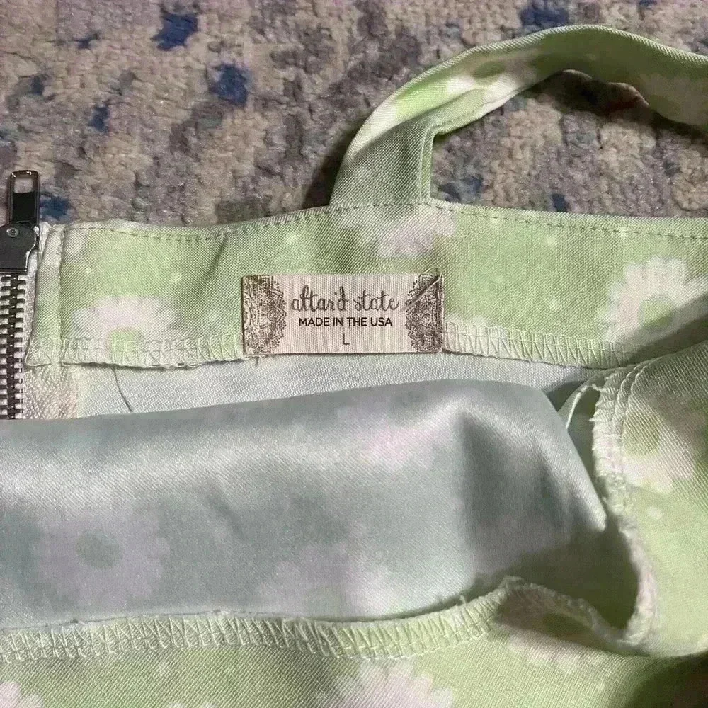 NWOT altar’d state green flower 2 piece set - Picture 5 of 5